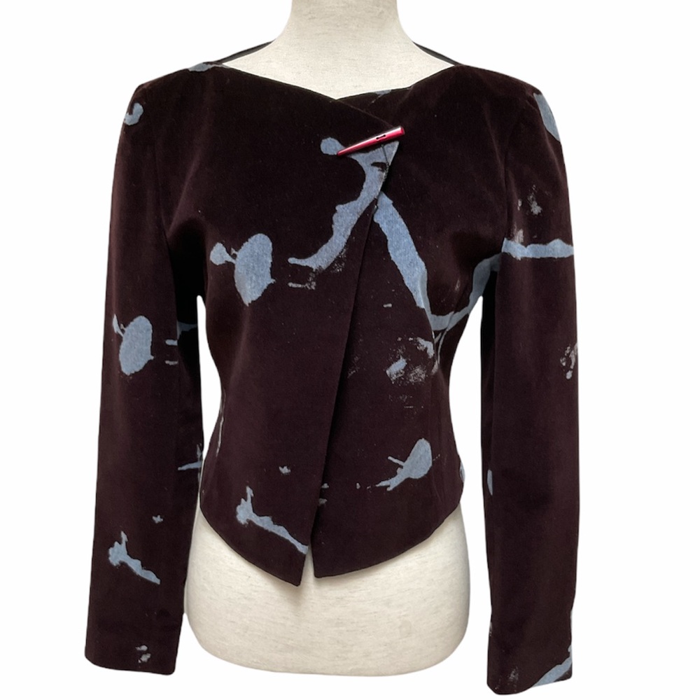 NWT! Emporio Armani Asymmetrical Cardigan Jacket